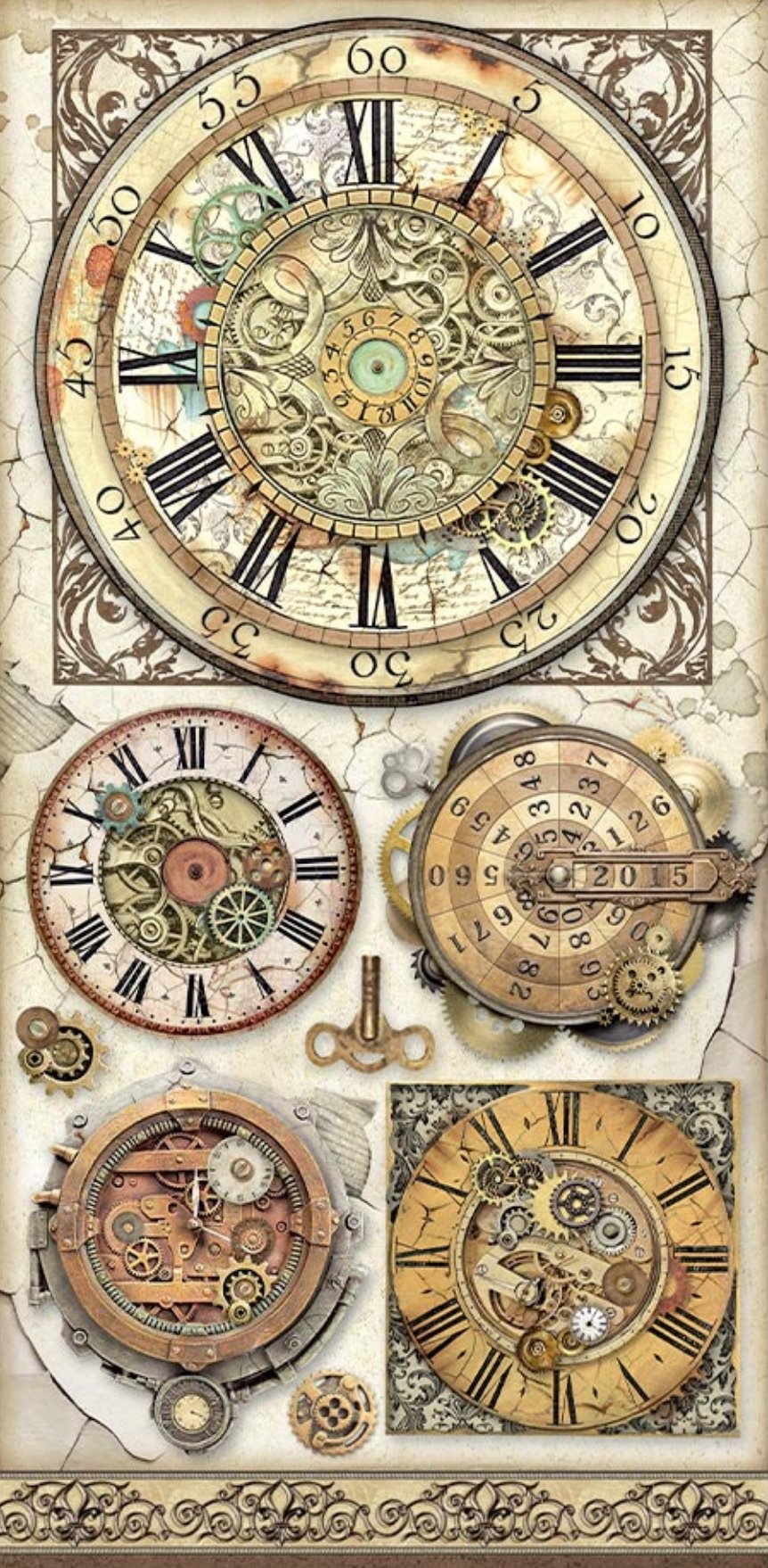 Stamperia - Collectables 10 sheets 15x30,5 (6”x12”) - Sir Vagabond Aviator Stamperia