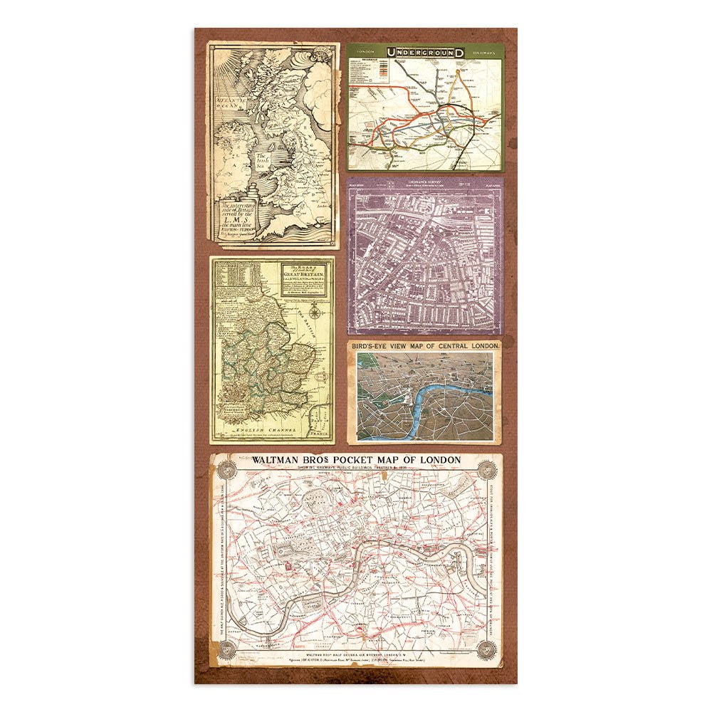 Stamperia - Collectables - Our Way - 6x12 Inch - 10 Sheets - Messy Papercrafts