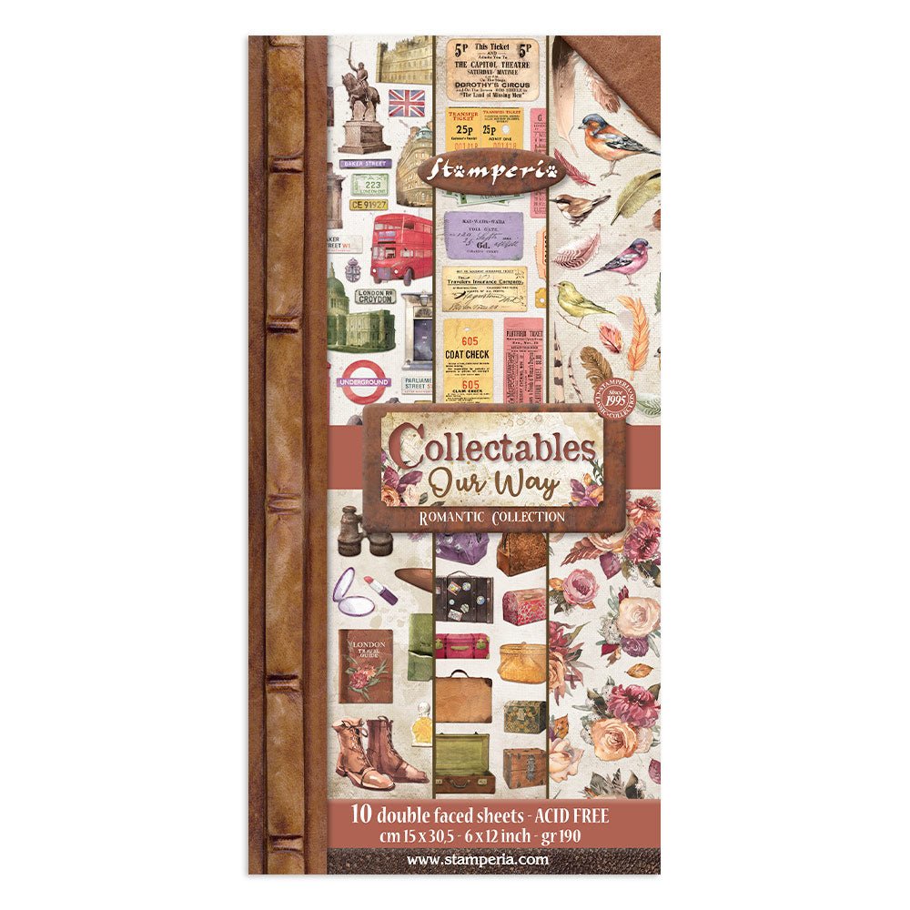 Stamperia - Collectables - Our Way - 6x12 Inch - 10 Sheets - Messy Papercrafts