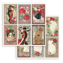 Stamperia - Desire - Scrapbooking Pad - 10 Sheets - 12x12 Inch - Messy Papercrafts