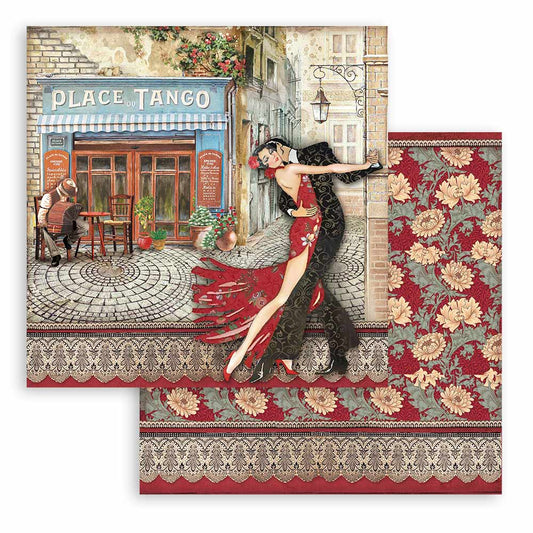 Stamperia - Desire - Scrapbooking Pad - 6x6 Inch - Messy Papercrafts