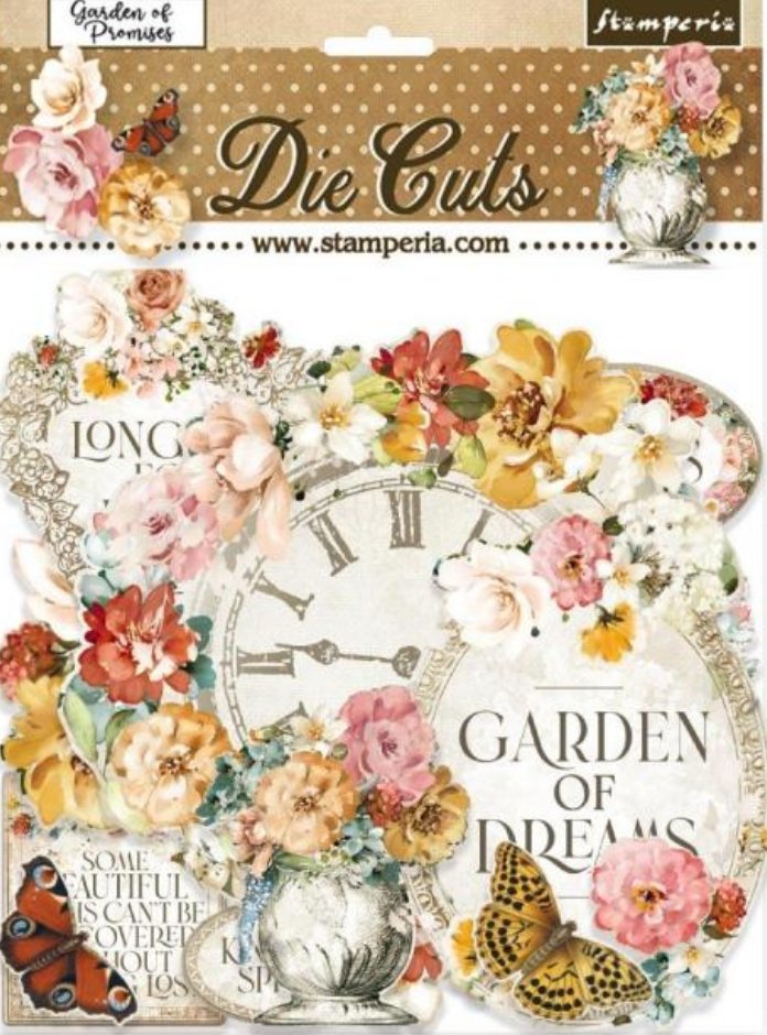 Stamperia - Die Cuts Assorted - Garden of Promises Stamperia