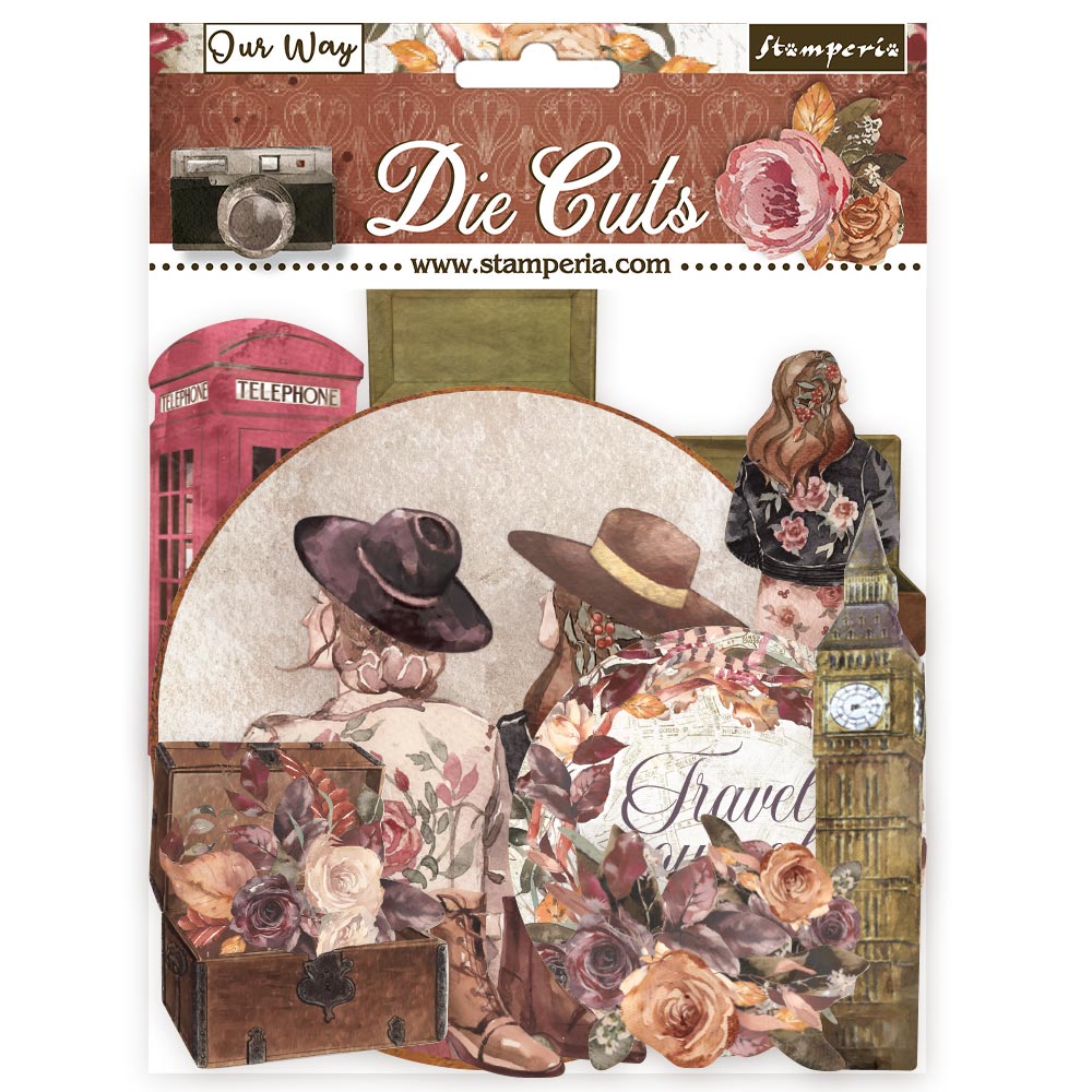 Stamperia - Die Cuts Assorted - Our Way - Messy Papercrafts