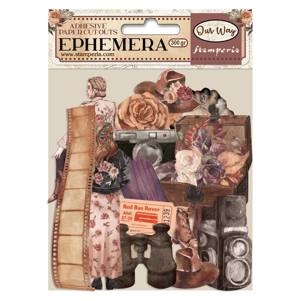 Stamperia - Ephemera - Our Way - Messy Papercrafts