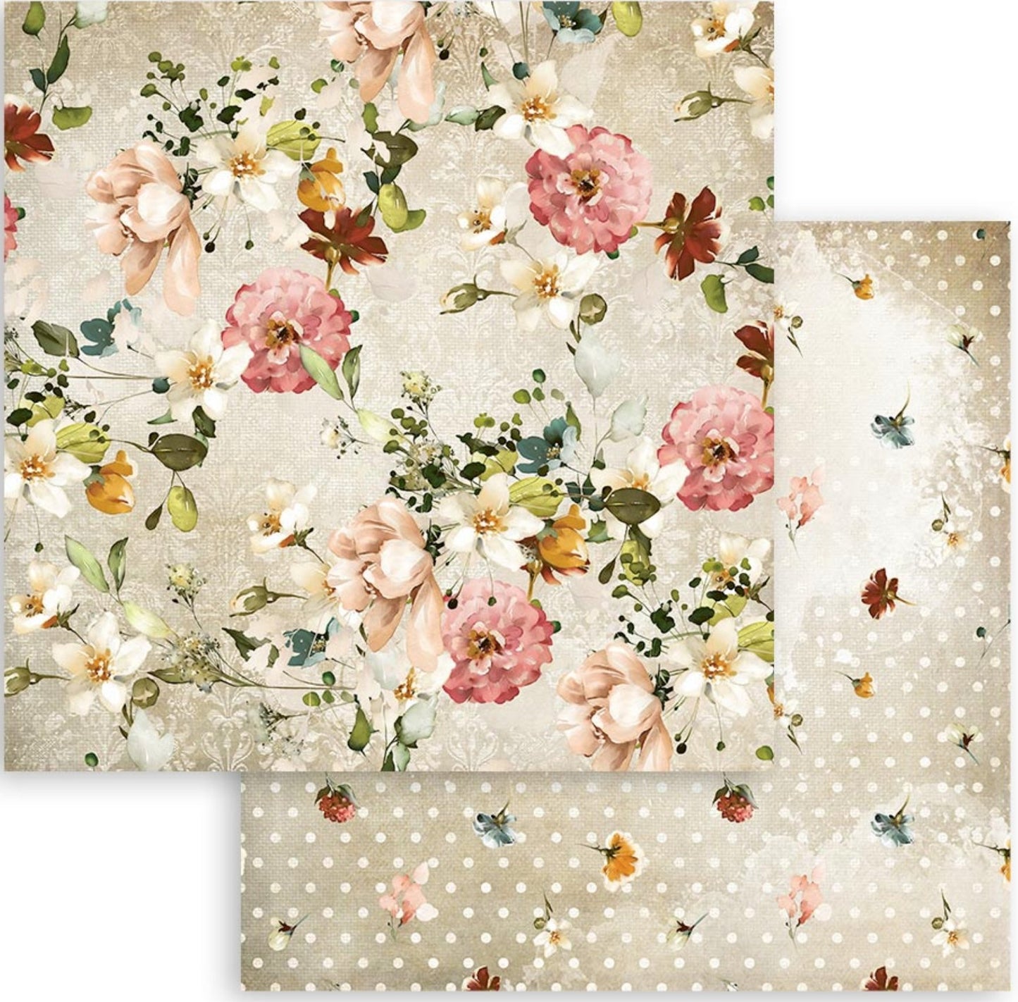 Stamperia - Scrapbooking Pad 10 sheets cm 30,5x30,5 (12"x12") - Garden of Promises Stamperia