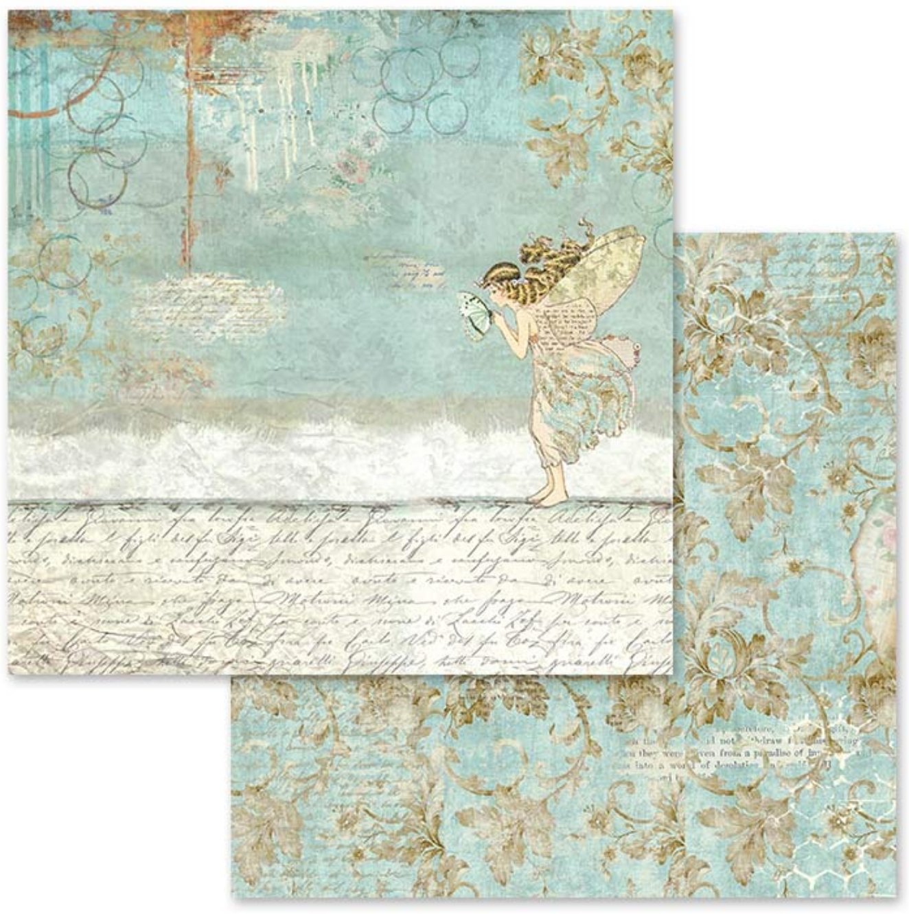 Stamperia - Scrapbooking Pad 10 sheets cm 30,5x30,5 (12"x12") - Wonderland Stamperia