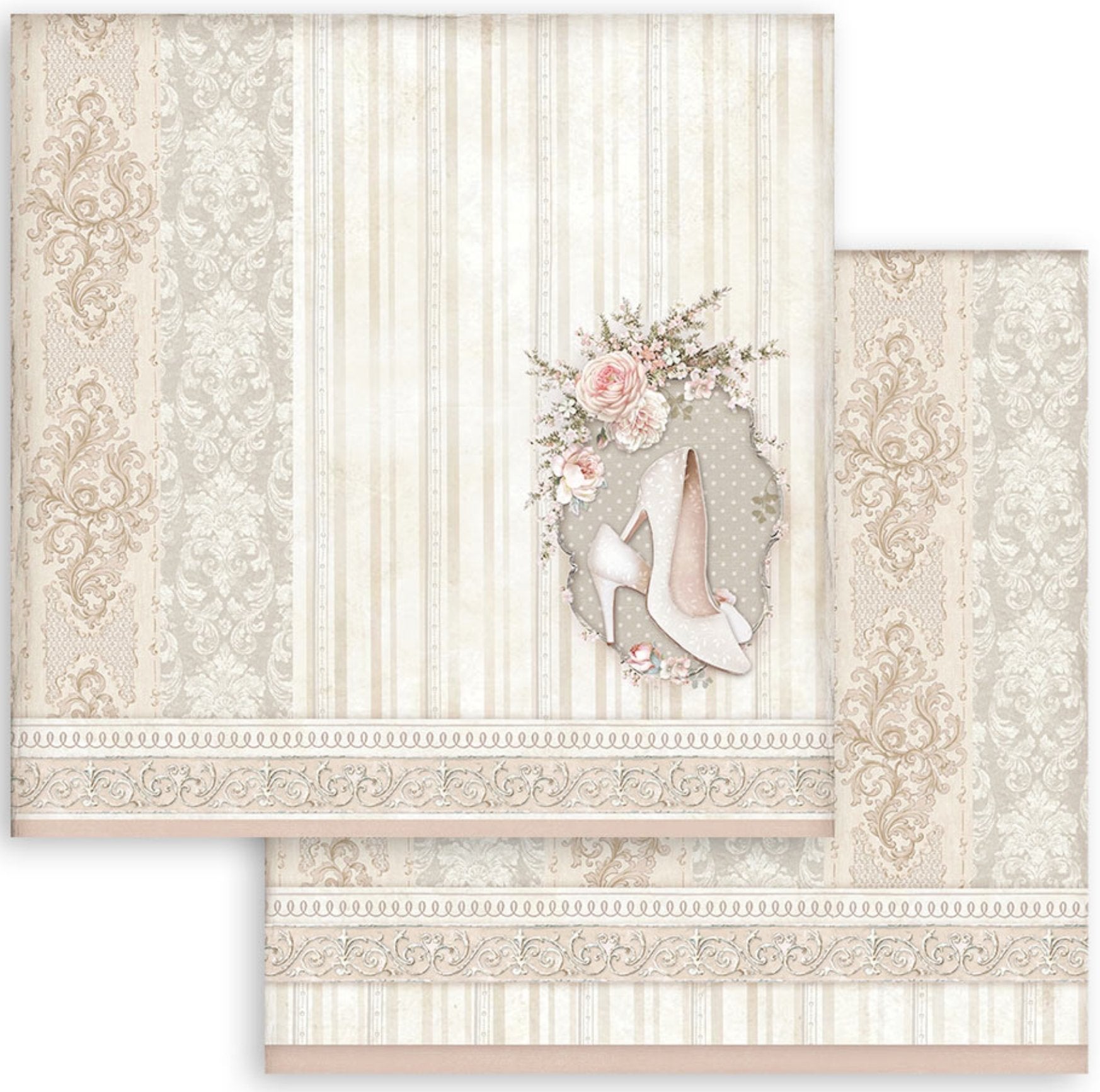 Stamperia - Scrapbooking Pad 10 sheets cm 30,5x30,5 (12"x12") - You and Me Stamperia