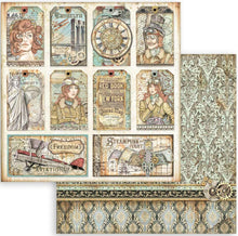 Stamperia - Scrapbooking Small Pad 10 sheets cm 20,3X20,3 (8