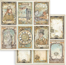 Stamperia - Scrapbooking Small Pad 10 sheets cm 20,3X20,3 (8