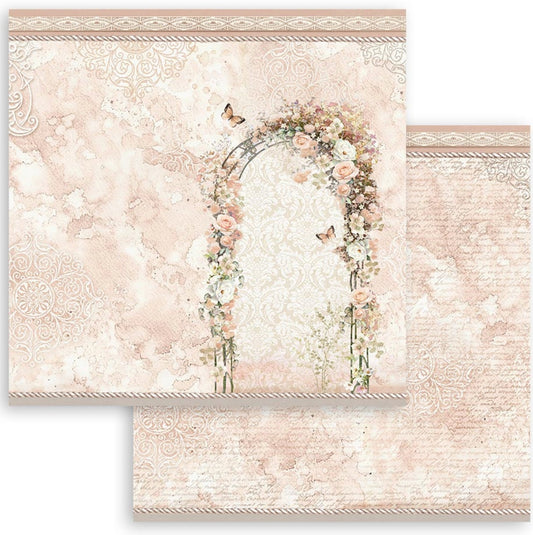 Stamperia - Scrapbooking Small Pad 10 sheets cm 20,3X20,3 (8"X8") - You and Me Stamperia