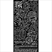 Stamperia - Stencil - Create Happiness - Post Card - Messy Papercrafts