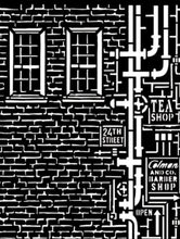 Stamperia - Thick Stencil cm 20X25 - Sir Vagabond Aviator - Wall and Pipes Stamperia