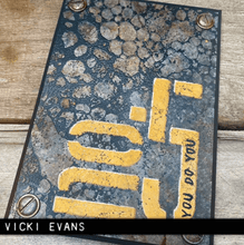 Stampers Anonymous - Tim Holtz - Cling Mounted Rubber Stamp Set -Bubbles with Gridblock - Messy Papercrafts