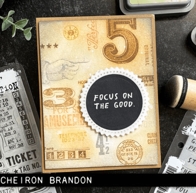 Stampers Anonymous - Tim Holtz - Cling Mounted Rubber Stamp Set - Eccentric - Messy Papercrafts