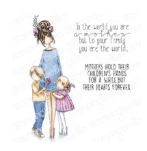 Stamping Bella - Rubber Stamp - Curvy Girl - Mom - Messy Papercrafts