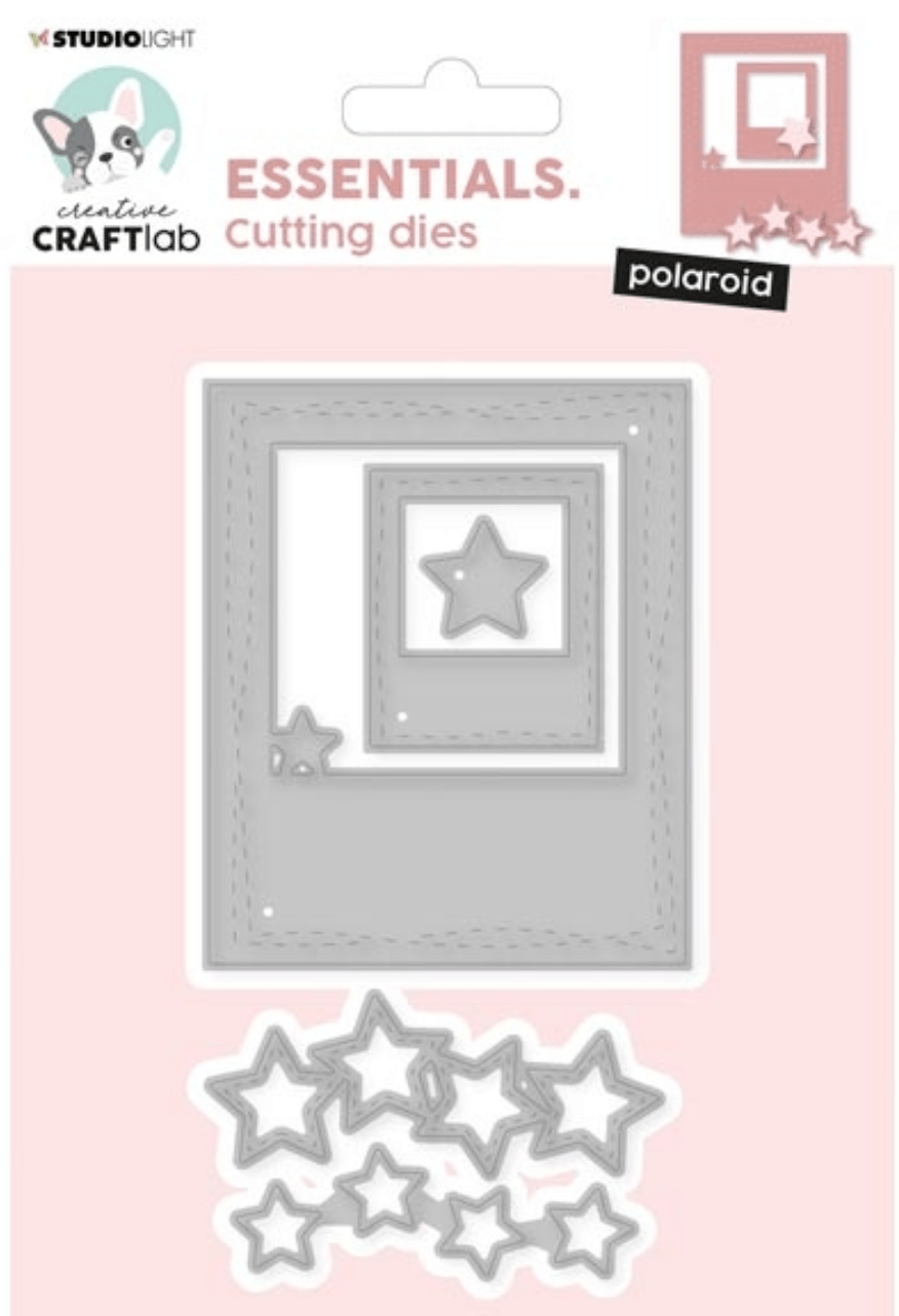Studio Light - Creative Craftlab - Cutting Die Polaroid - Essentials - Messy Papercrafts