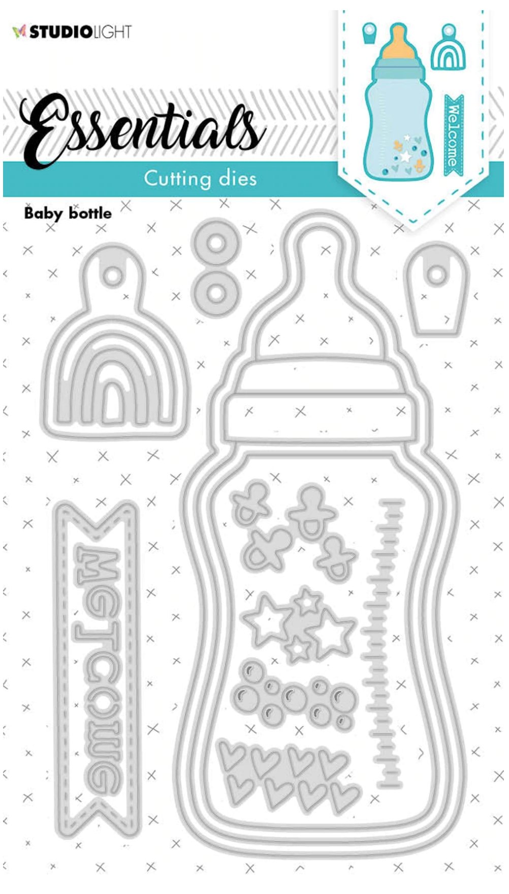 Studio Light - Cutting Die Baby Bottle Essentials 105x148x1mm 1 PC Nr.171 Studio Light
