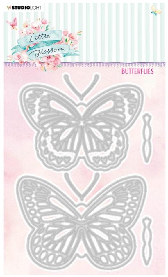 Studio Light - Cutting Die Butterflies Little Blossom 100x142x1mm 13 PC Nr.195 Studio Light