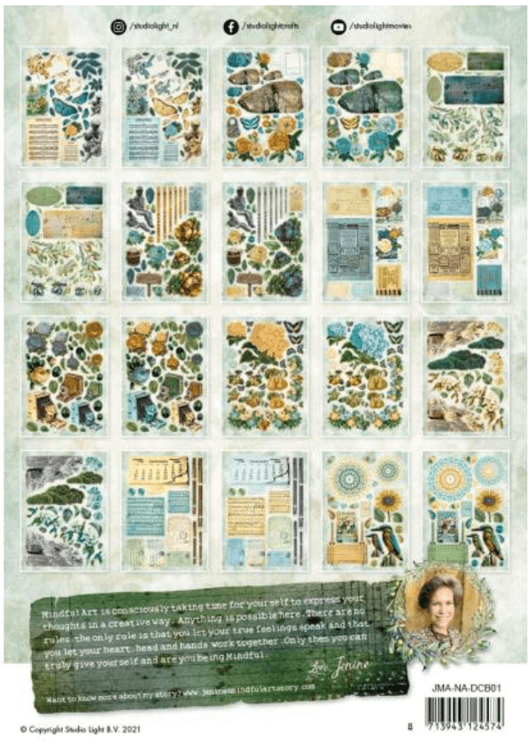 Studio Light - Die Cut Block A5 - JMA New Awakening - Paper Elements - Messy Papercrafts