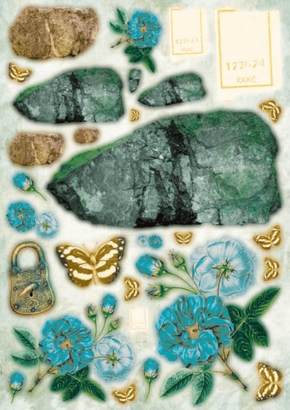 Studio Light - Die Cut Block A5 - JMA New Awakening - Paper Elements - Messy Papercrafts