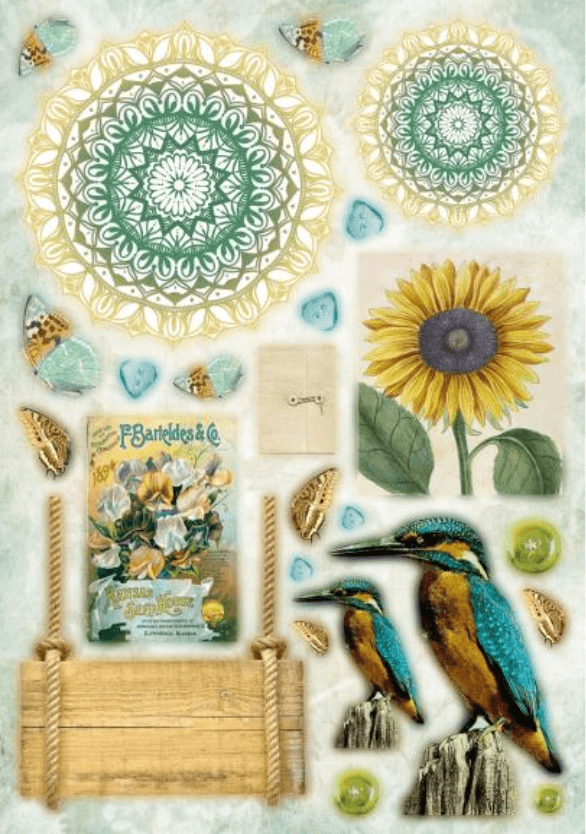 Studio Light - Die Cut Block A5 - JMA New Awakening - Paper Elements - Messy Papercrafts