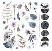 Studio Light - Die Cut Block A5 - Moon Flower - Paper Elements - Messy Papercrafts