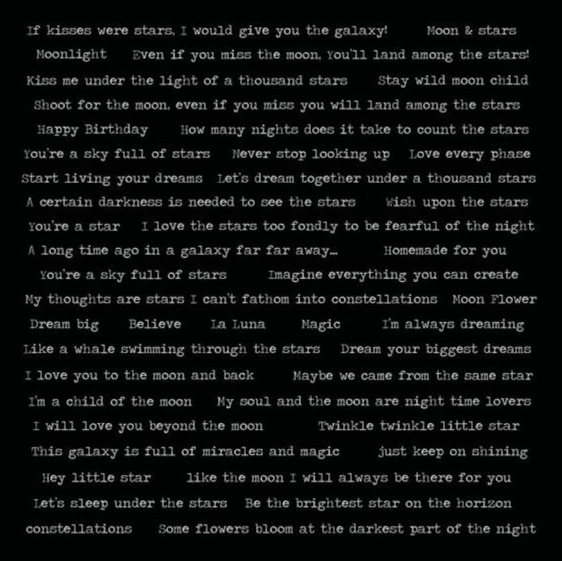 Studio Light - Die Cut Block A5 - Moon Flower - Paper Elements - Messy Papercrafts