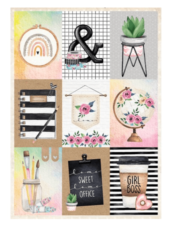 Studio Light - DIY Block "Love To Create" - A4 - Essentials Nr.16 - Messy Papercrafts