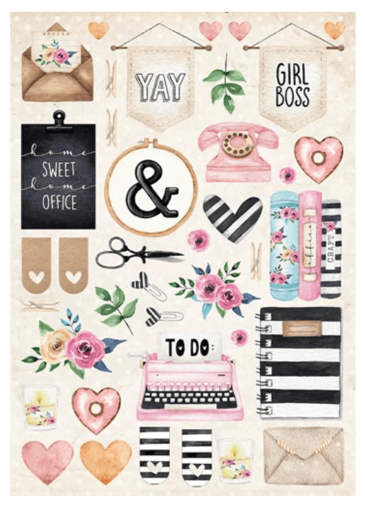 Studio Light - DIY Block "Love To Create" - A4 - Essentials Nr.16 - Messy Papercrafts