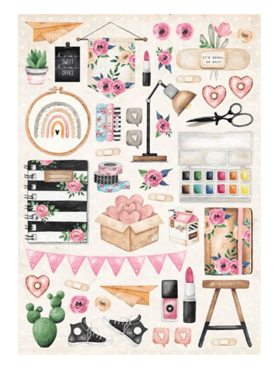 Studio Light - DIY Block "Love To Create" - A4 - Essentials Nr.16 - Messy Papercrafts