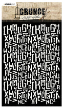Studio Light - Mask Background Letters Artist’s Atelier 210x148mm Nr. 12 Studiolight