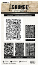 Studio Light - Mask Background Letters Artist’s Atelier 210x148mm Nr. 12 Studiolight