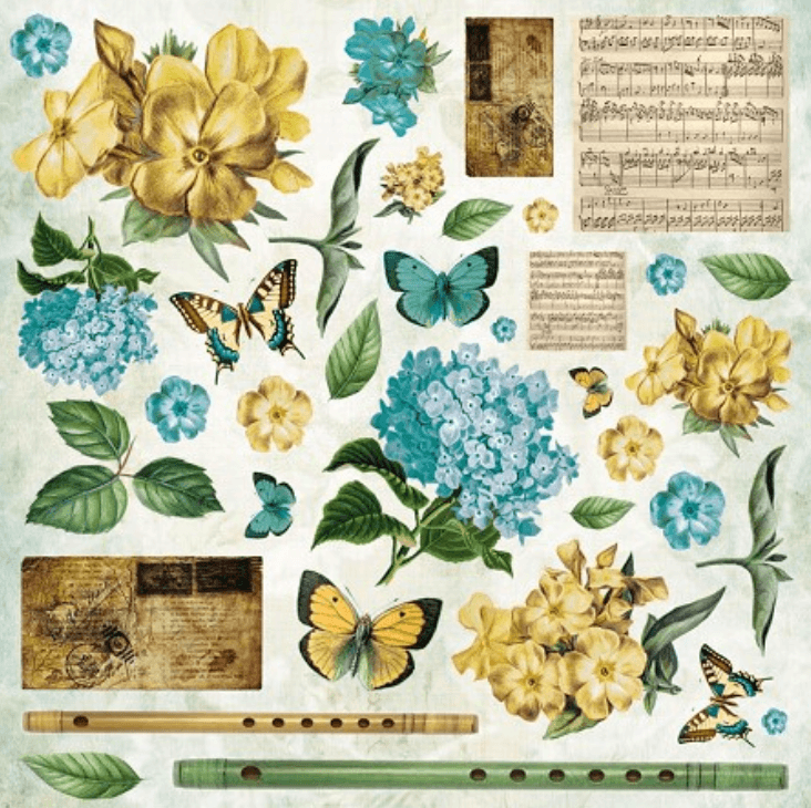 Studio Light - Paper Pad 8x8 Inch - JMA New Awakening - Mixed Paper Pad - Messy Papercrafts