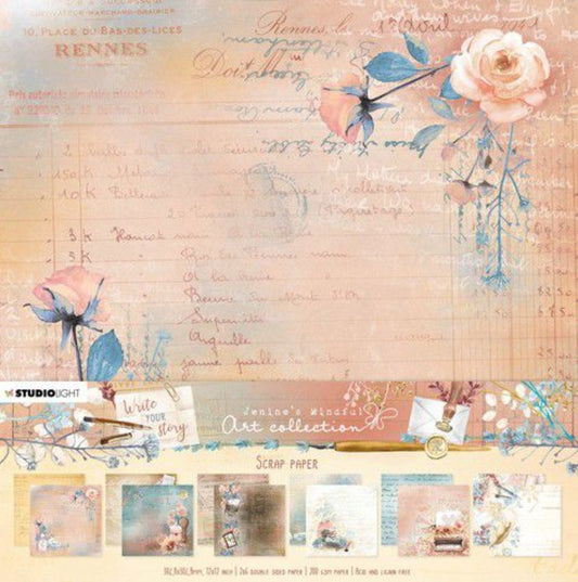 Studio Light - Scrapbook Pad 12x12 Inch - JMA Write Your Story Nr.12 Studio Light