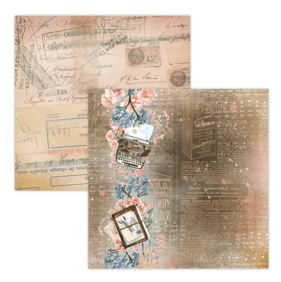 Studio Light - Scrapbook Pad 12x12 Inch - JMA Write Your Story Nr.12 - Messy Papercrafts