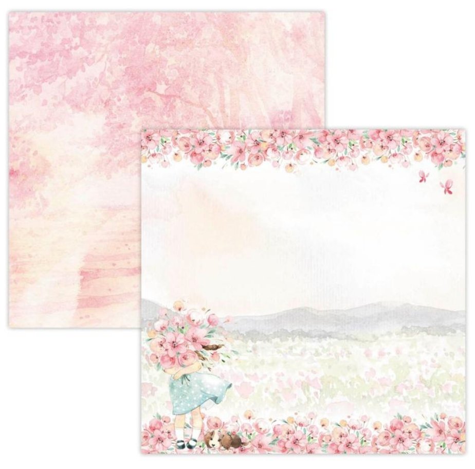 Studio Light - Scrapbook Paper Pad - 12x12 Inch - Little Blossom Studiolight