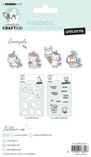 Studio Light - Stamp & Cutting Die - Unicorns - Mini Friendz - Messy Papercrafts