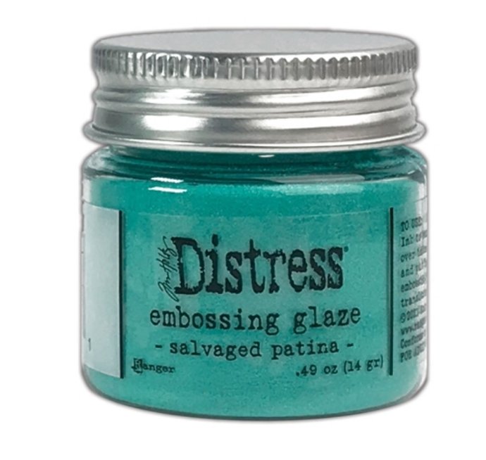 Tim Holtz Distress Embossing Glaze - Salvaged Patina - Ranger Tim Holtz