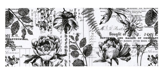 Tim Holtz Ideaology Collage Paper 6x6 yds Botanical Tim Holtz