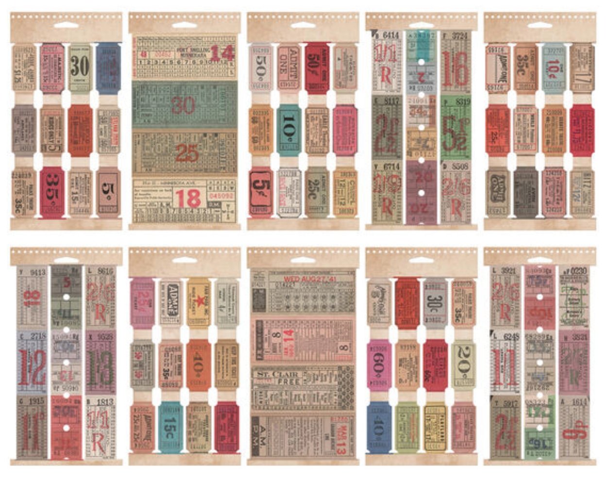 Tim Holtz Ideaology Ticket Book Tim Holtz