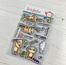 Time For Tea - Be Slothy A6 - Stamp Set - 4x6 Time For Tea