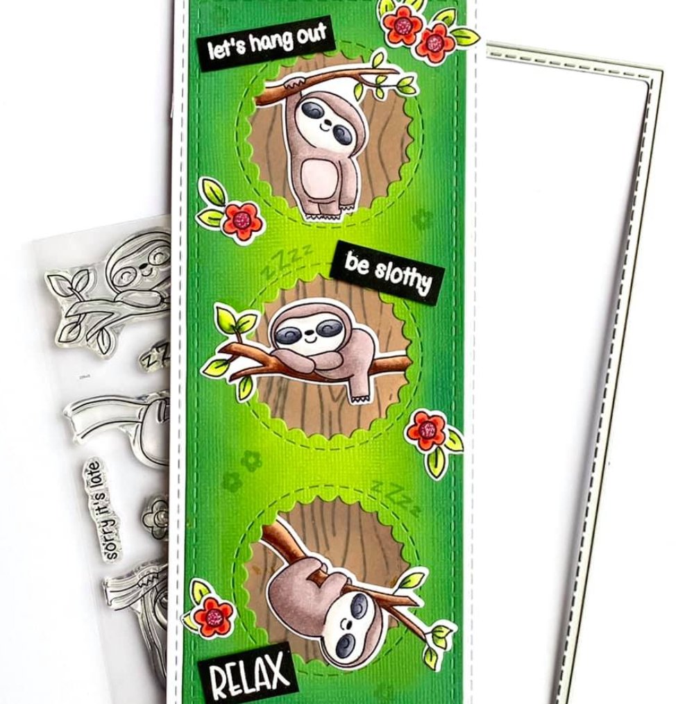 Time For Tea - Be Slothy A6 - Stamp Set - 4x6 Time For Tea