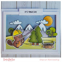 Time For Tea - Beavering Away A6 - Stamp Set - 4x6 Time For Tea