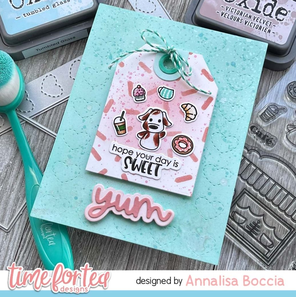 Time For Tea - Cafe Critters - Stamp Set - 4x6 Time For Tea