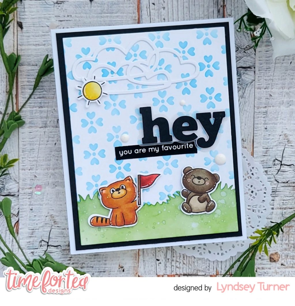Time For Tea Designs - Hey There Critters - A6 Stamp Set - Messy Papercrafts
