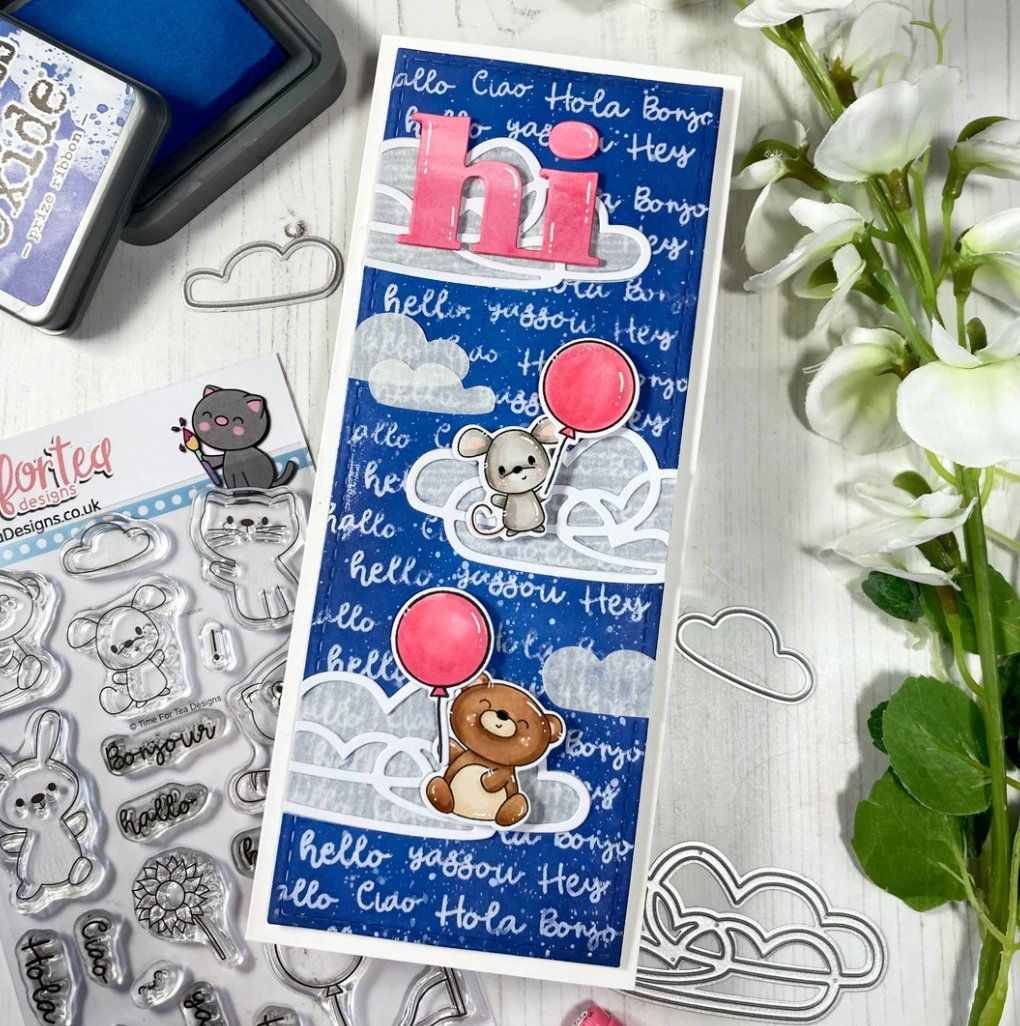 Time For Tea Designs - Hey There Critters - A6 Stamp Set - Messy Papercrafts