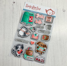 Time For Tea - Happy Mail Critters - Stamp Set - 4x6 Time For Tea
