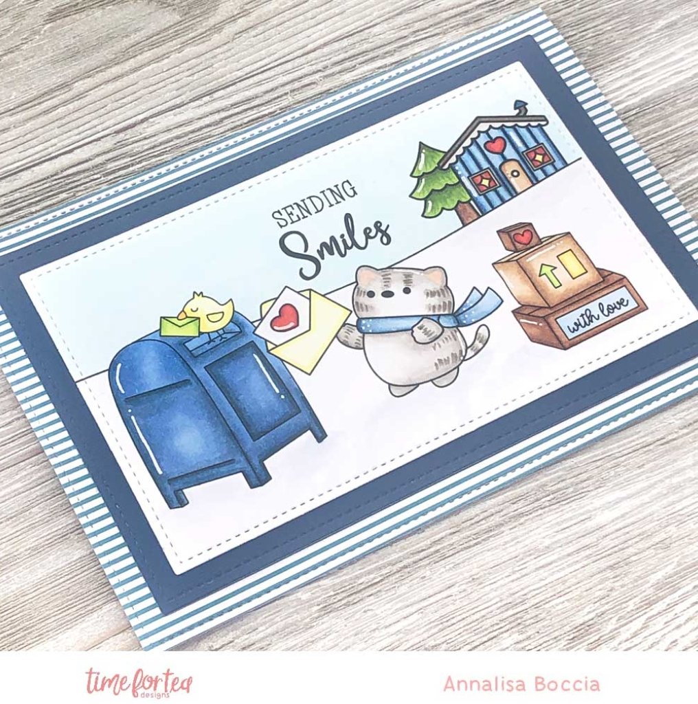 Time For Tea - Happy Mail Critters - Stamp Set - 4x6 Time For Tea