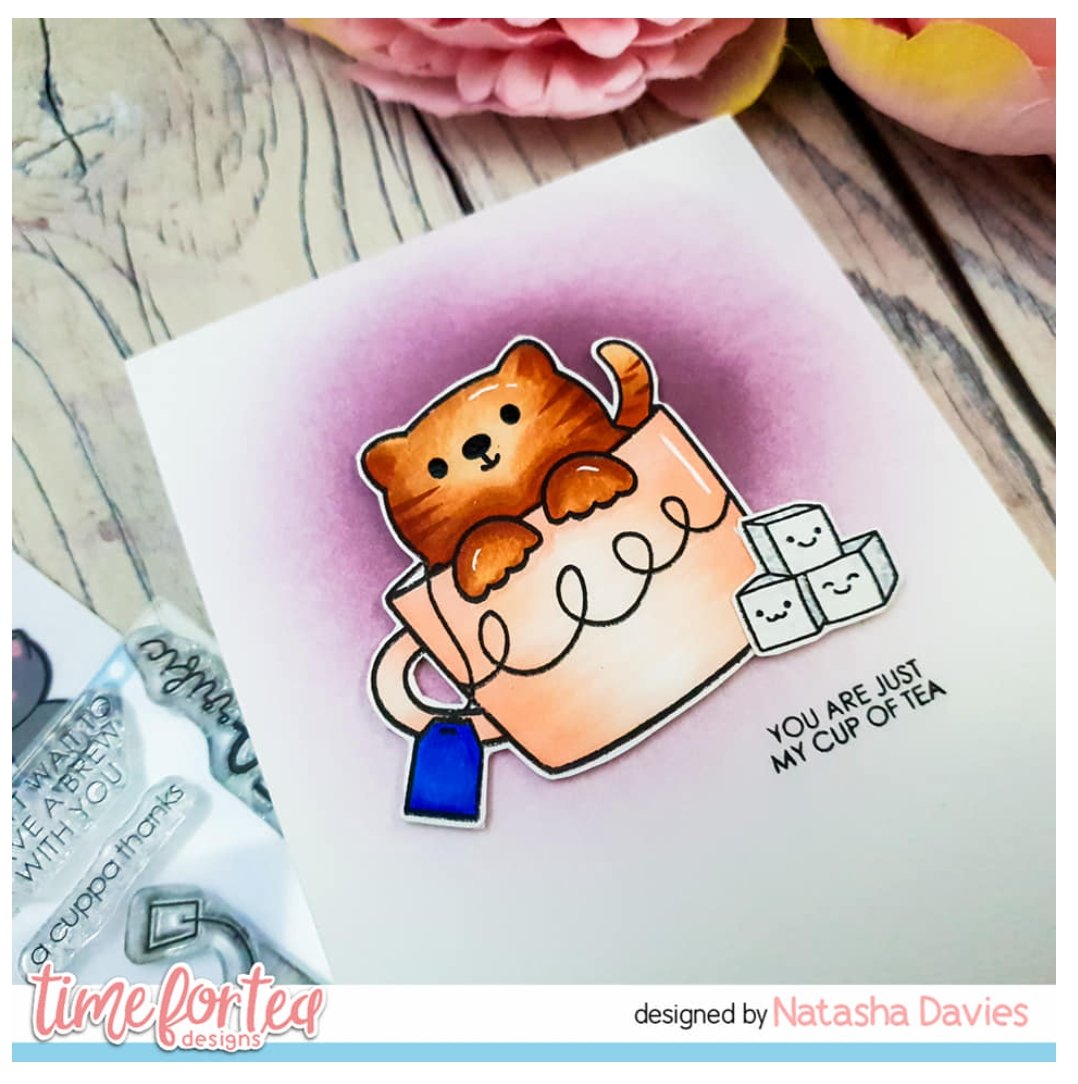 Time For Tea - Tearrific Pals - Stamp Set - 4x6 Time For Tea