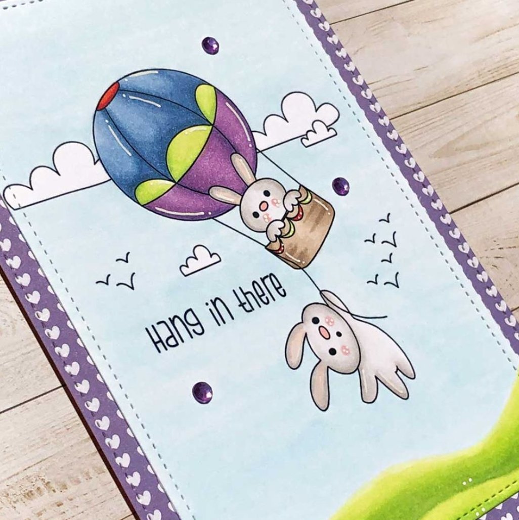 Time For Tea - Up Up & Away - Stamp Set - 4x6 Time For Tea